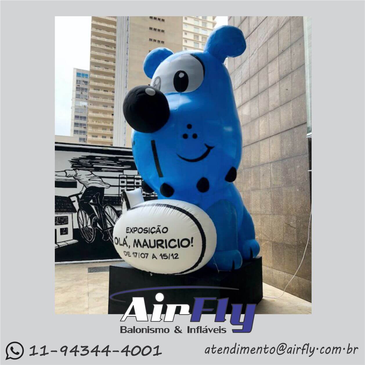 Mascotes e Bonecos Infláveis