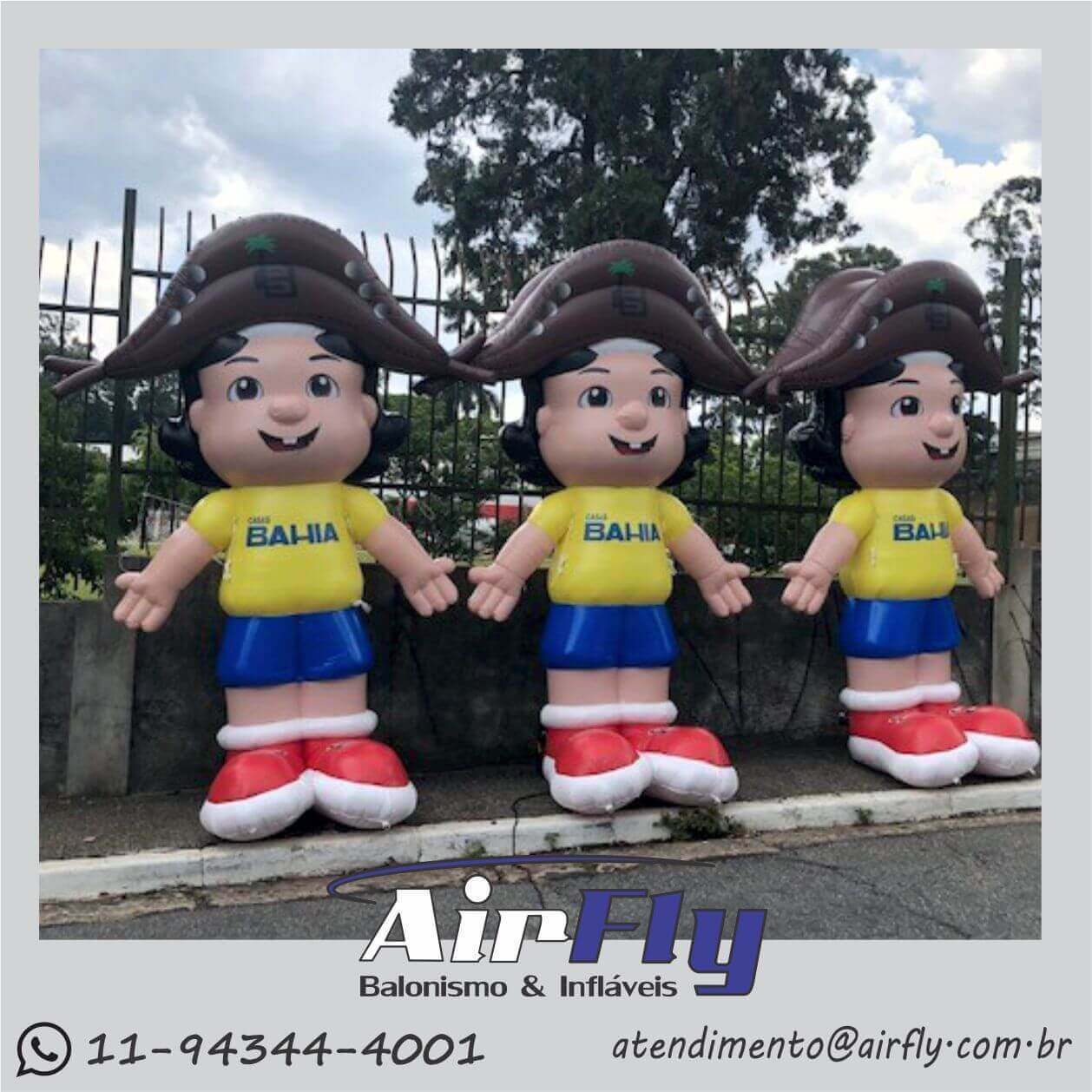 Mascotes e Bonecos Infláveis