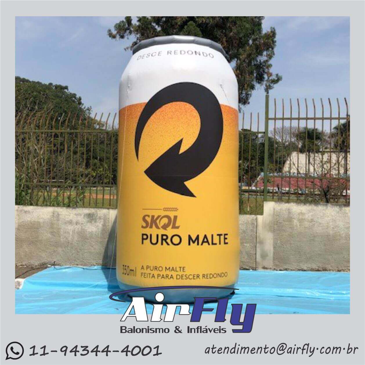 Balão inflável de propaganda