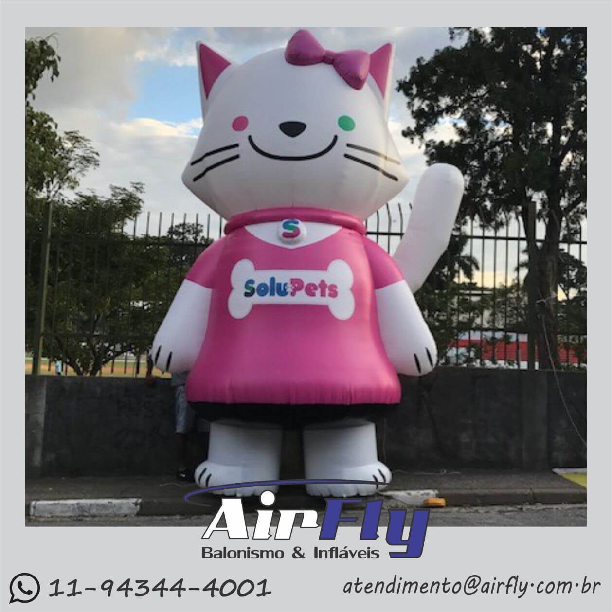 Mascotes e Bonecos Infláveis