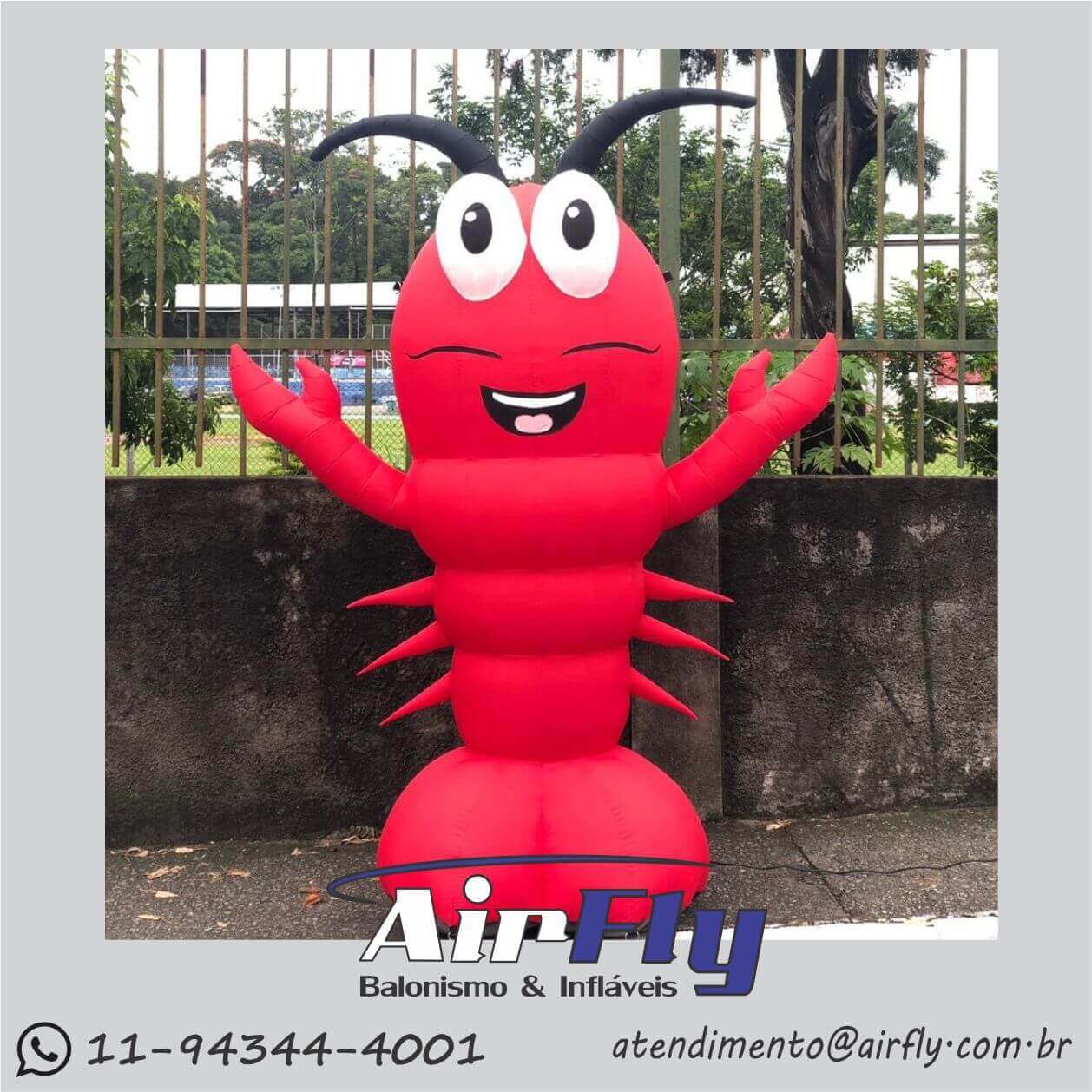 Mascotes e Bonecos Infláveis