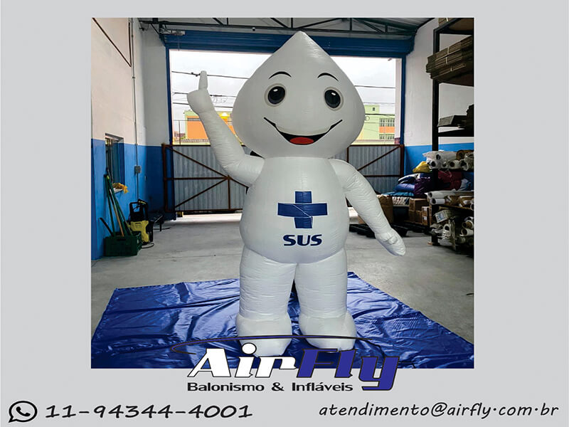 Mascotes e Bonecos Infláveis