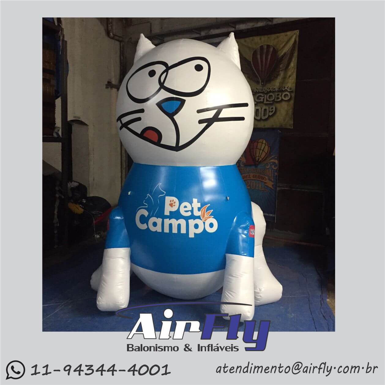 Mascotes e Bonecos Infláveis
